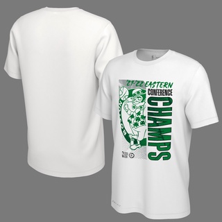 ราคาเสื้อยืด พิมพ์ลาย Nba 2022 Eastern Conference FInals Champions Boston Celtics Locker Room สีขาวS-3XL