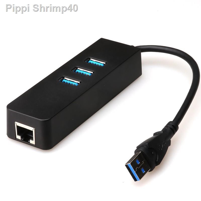 USB to LAN + USB 3.0 ประกัน 3 เดือน HUB 2 in 1 adapter และ USB 2.0 ...