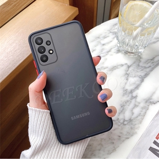 2021 New เคสโทรศัพท์ Samsung Galaxy A72 A52 A32 Phone Case Matte Shockproof Skin Feel Back Cover Silicone เคส SamsungA32 SamsungA52 SamsungA72 Casing