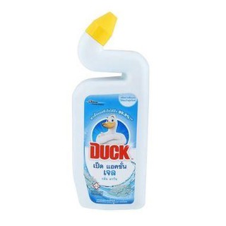 ﻿Duck น้ำยาล้างห้องน้ำ น้ำยาขจัดคราบโถสุขภัณฑ์ เป็ด แอคชั่น เจล กลิ่น มารีน 500 มล.