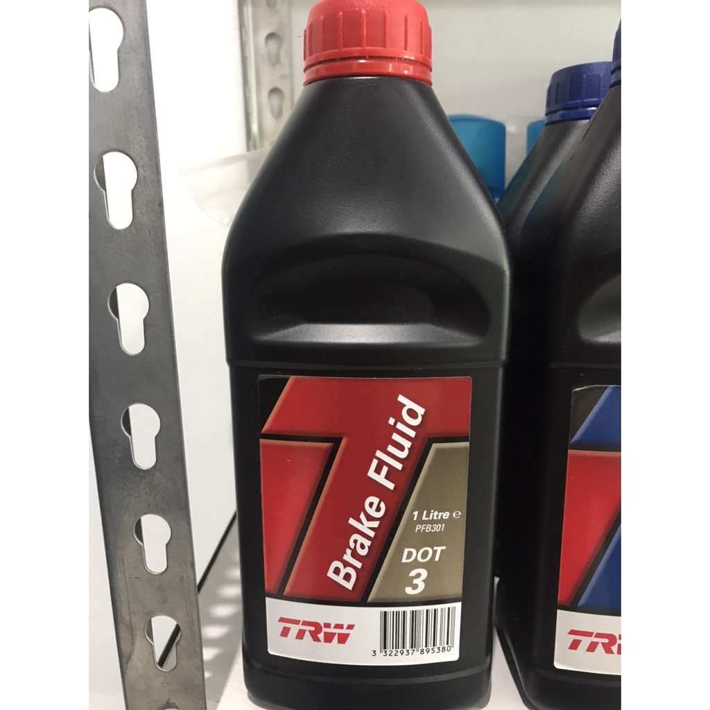 TRW DOT3 น้ำมันเบรค คลัช Brake Fluid (ขนาด1000ml) Shopee Thailand