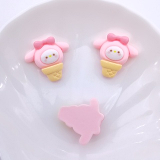 (รหัส A10Y17 ) สินค้าพร้อมส่ง  DIY เรซิ่น ลายmelody sanrio เครื่องประดับเรซิ่น3D [1ชิ้น] อุปกรณ์เสริม ตกแต่ง งานแฮนด์เมด