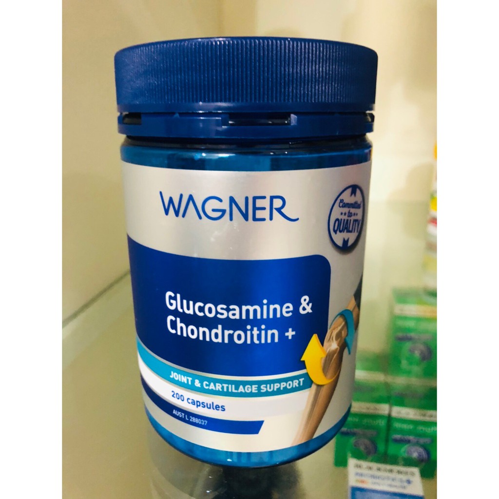 ภาพสินค้าWagner Glucosamine & Chondrotin 200 แคปซูล จากร้าน vitalife.au บน Shopee ภาพที่ 1