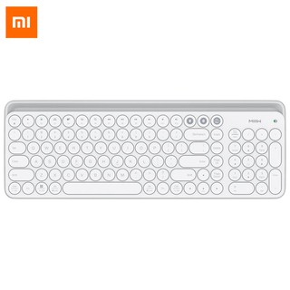 Xiaomi 102 คีย์บอร์ดไร้สาย  + 2.4GHz Dual Mode Modes Keyboard (สีขาว、 สีดำ)