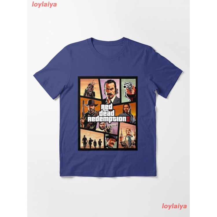arthur-morgan-video-gamer-art-essential-t-shirt-เสื้อยืดผู้ชาย-ลายการ์ตูนพิมพ์ลายเสื้อลายการ์ตูนผู้หญิง-เสื้อคอกลม-สินค้