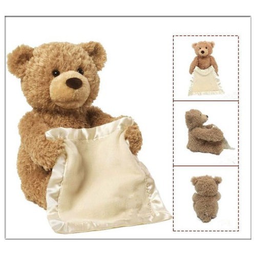 ตุ๊กตาหมีจ๊ะเอ๋-มีโค้ดลด100-พูดได้-peek-a-boo-ของเล่นเด็ก-ซ่อนแอบ-play-hide