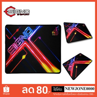 สินค้า SIGNO แผ่นรองเม้าส์ E-Sport NEONER-1 Gaming Mouse Mat รุ่น MT-325 (Speed Edition)