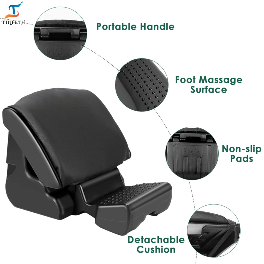 ภาพสินค้าAdjustable Footrest With Footrest Cushion,Ergonomic Foot Rest จากร้าน chinahomefactory.th บน Shopee ภาพที่ 4