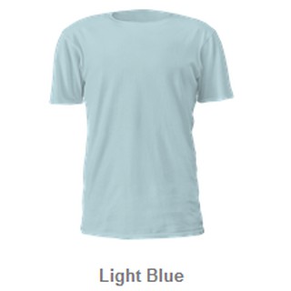 เสื้อยืดสีพื้น LIGHT BLUE ( สีฟ้าใส )