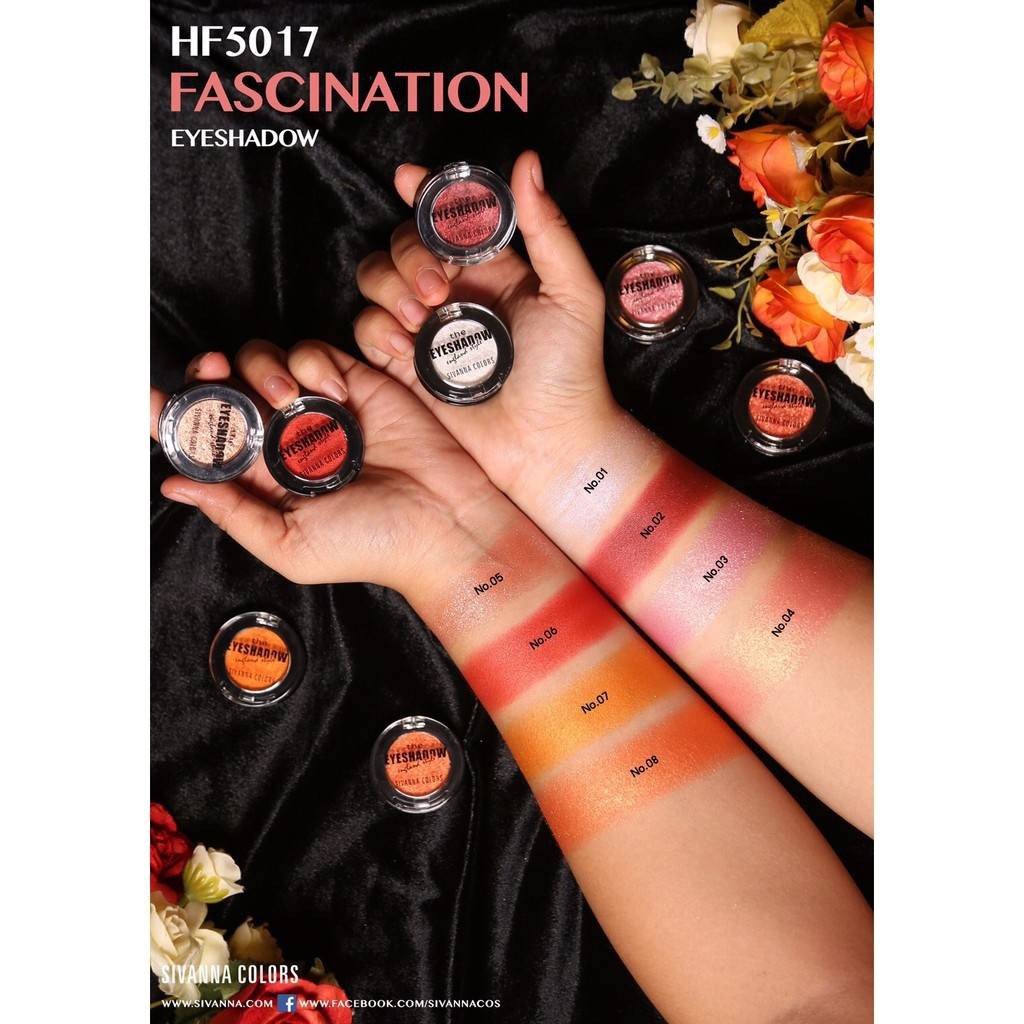 ของแท้-ส่งด่วน-ถูก-sivanna-fascination-eyeshadow-hf5017-ซิวานน่า-แฟสซิเนชั่น-อายแชโดว์-ทาตา-x-1-ชิ้น-dayse