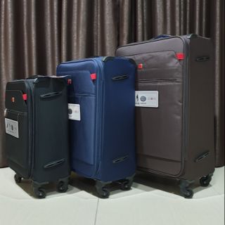 ✔️✔️ถูกที่สุด✔️✔️ กระเป๋า​เดินทางแบบผ้า เบาที่สุด รุ่น1913 anti32 TSA ซิปกันกรีด+ซิปขยาย BY DAY Official store