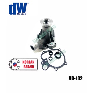 ปั๊มน้ำ (water pump) วอลโว่ VOLVO 240 B230 ปี 1985-1990, 740, 760, 940, 960 ปี 1982