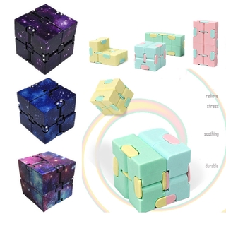 ราคาCOD🎯ของเล่น ของเล่นเด็ก Infinity Magic Cube Puzzle สําหรับเล่นคลายเครียด อินฟินิตี้คิวบ์ finger fidget toy ของเล่นนิ้ว
