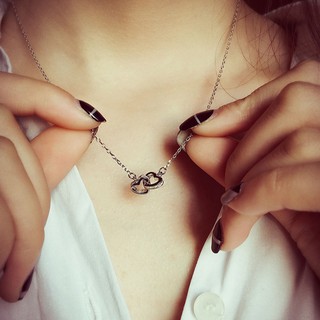 925 sterling silver heart zircon sexy Clavicle necklace Simple women Jewelry