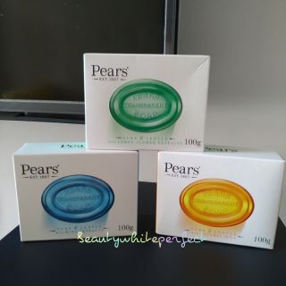 พร้อมส่ง 🍯 สบู่ แพร์ เพียว แอนด์ เจนเทิล 🧶Pears Transparent Soap (Pure &amp; Gentle) 100 g. นำเข้า USA 🇱🇷😎