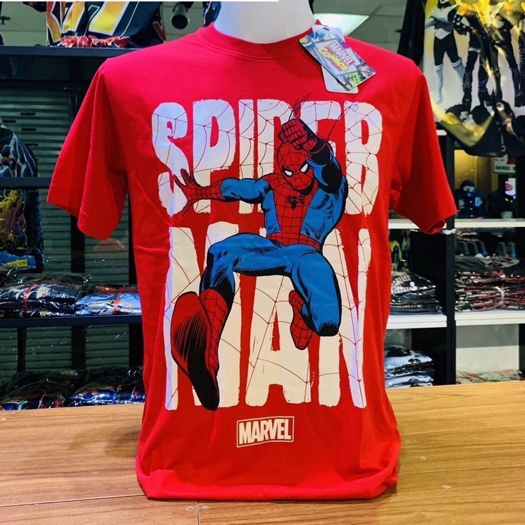 เสื้อยืดมาร์เวล Marvel: SPIDER-MAN-528 สไปเดอร์แมน | Shopee Thailand