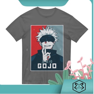 ผลิตภัณฑ์ใหม่👕เสื้อยืดแขนสั้น ผ้าฝ้าย พิมพ์ลายอนิเมะ Gojo Satoru Jujutsu Kaisen