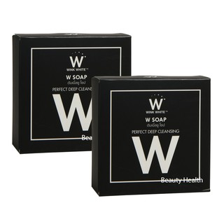 Wink White W Soap ดับเบิ้ลยู โซป (40 กรัม x 2 ก้อน)