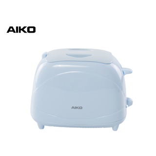 AIKO #AK-808 สีฟ้า เครื่องปิ้งขนมปัง 2 แผ่น ***รับประกัน 1 ปี .