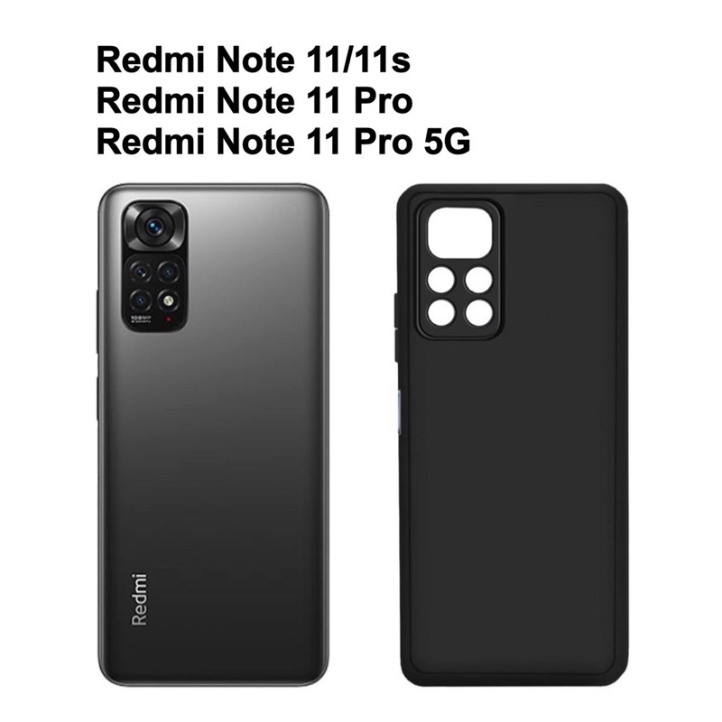 เคสนิ่ม Redmi note 11/11S / 11 pro /11 pro 5G เคสสีดำกันรอย คลุมป้องกัน ...