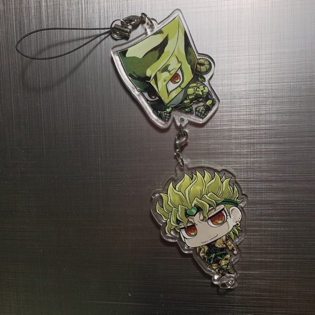 Acrylic Keychain Dio n the world พวงกุญแจโจโจ้จาก Jworld Shopee Thailand