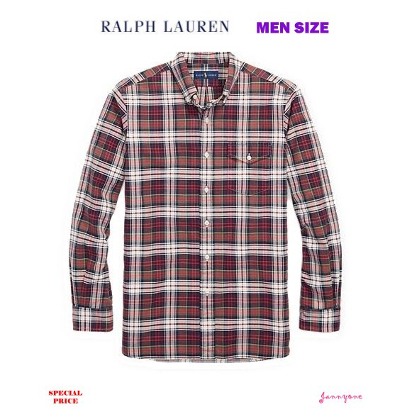 Polo ralph lauren plaid oxford shirt best sale