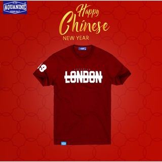 เสื้อยืด AQUANINE - LONDON ST(สีแดง)