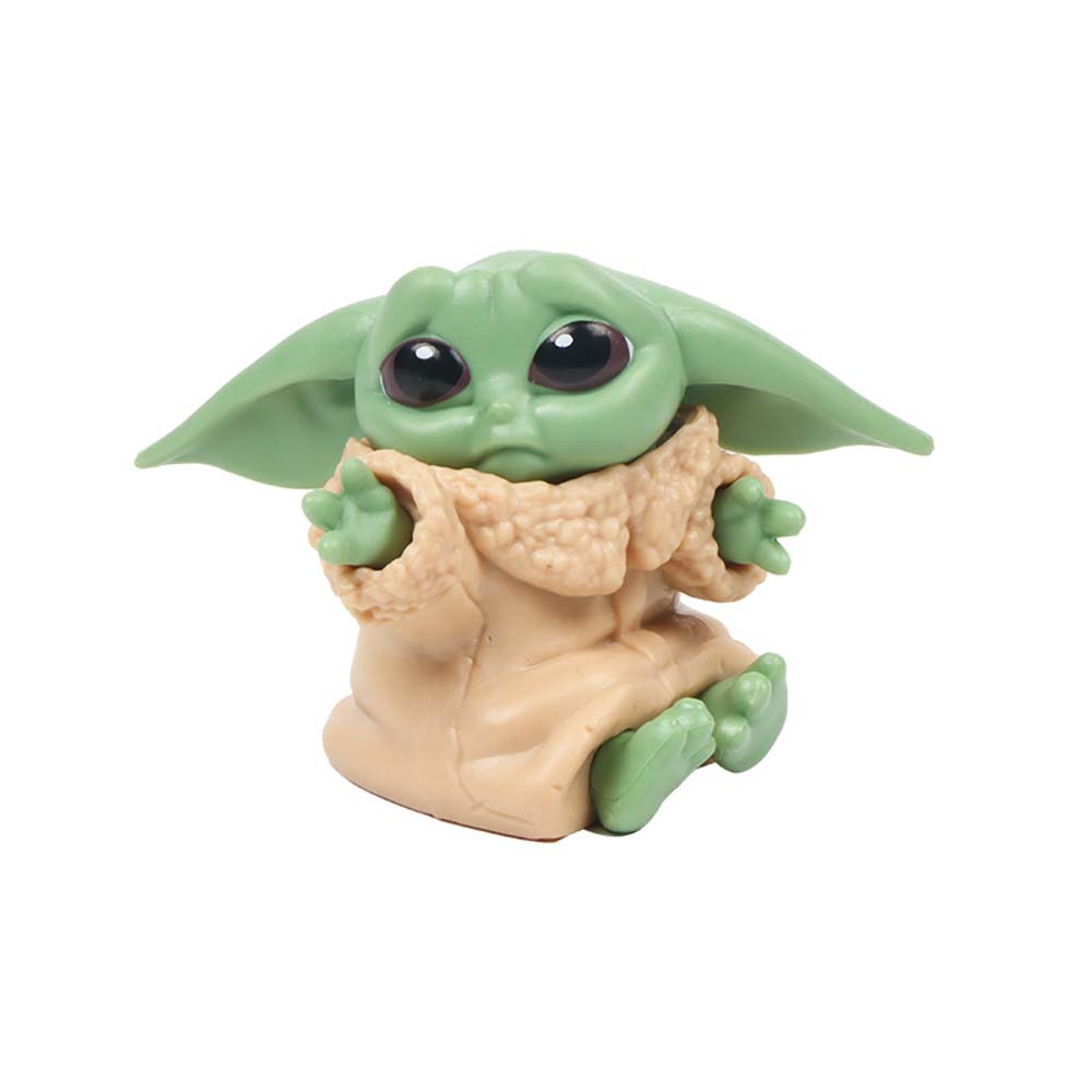 ภาพสินค้าMocho ตุ๊กตาฟิกเกอร์ The Mandalorian Baby Yoda 6 ชิ้น /ชุด จากร้าน mocho.th บน Shopee ภาพที่ 3