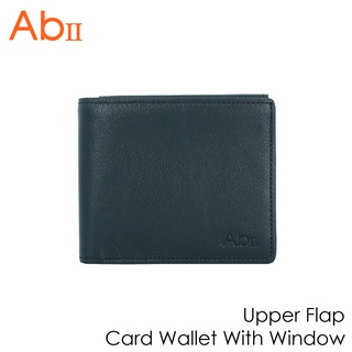 Upper Flap Card Wallet With Window กระเป๋าสตางค์หนังแท้ ยี่ห้อ AbII - A2EP00199