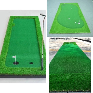 พรมซ้อมพัด Golf Station, Golf Station Premium Golf Indoor/Outdoor Putting Practising Mat Collection with Slope!!❤️‍🔥🛒🎉