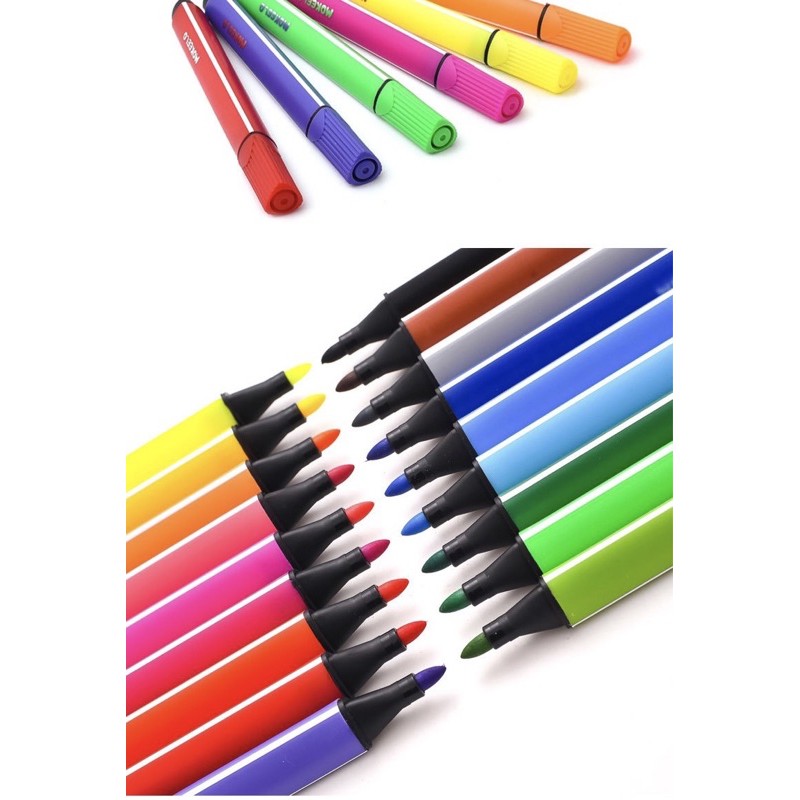 ปากการะบายสี-18-สี-ปากกาเมจิก-18-แท่ง-ระบายสีสวย