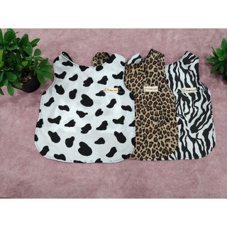 ราคา🐄🐅🦓พร้อมส่ง 🐕🐕🐕เสื้อน้องหมาน้องแมวแบบมียางยืดข้าง ลายน่ารักๆ