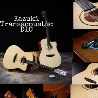 🎥 Kazuki TransAcoustic D1 กีต้าร์โปร่งไฟฟ้า ขนาด 41 นิ้ว โดดเด่นด้วยมวลเสียงที่แน่น มีแอมป์/ไมค์รับเสียง ในตัว