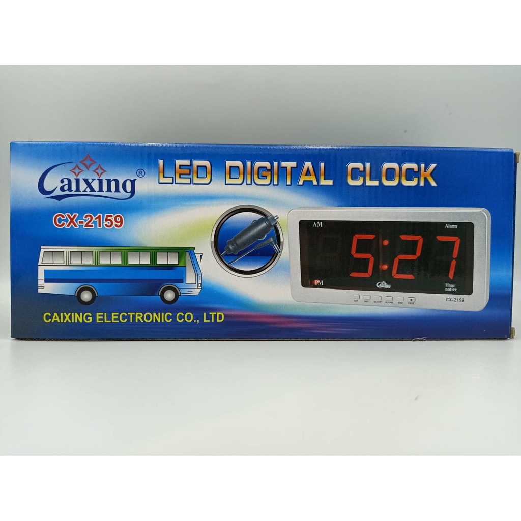 นาฬิกาดิจิตอล-led-digital-clockcaixing-รุ่น-cx-2159เขียว