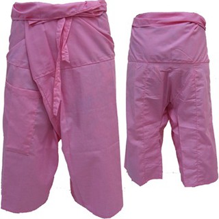 สินค้าราสต้า Trousers Thai Fisherman Pants Light Pink กางเกงชาวเลสไตล์ราสต้า-เรกเก้ สีชมพู เหมาะสำหรับคนท้อง