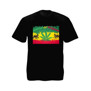 เสื้อยืดราสต้า Tee-Shirt House of Reggae White Tee-Shirt