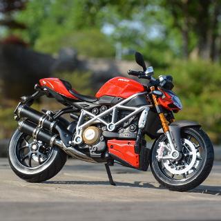 สินค้า Maisto 1:12 Ducati Mod. Streetfighter S รถหล่อแบบคงที่โมเดลรถจักรยานยนต์ของเล่นงานอดิเรกของสะสม
