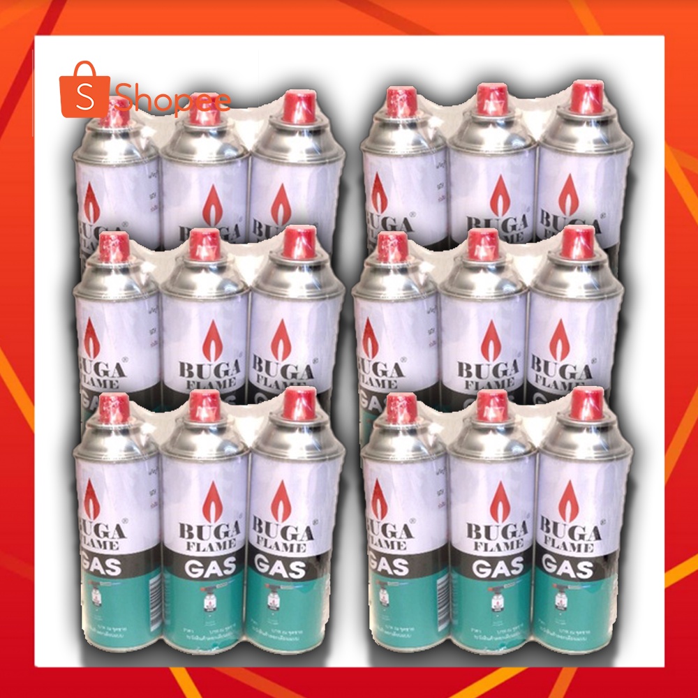 ยกโหล BUGA FLAME GAS แก๊สกระป๋อง เบิร์นหน้าอาหาร แก๊สเบิร์นหน้าอาหาร ...