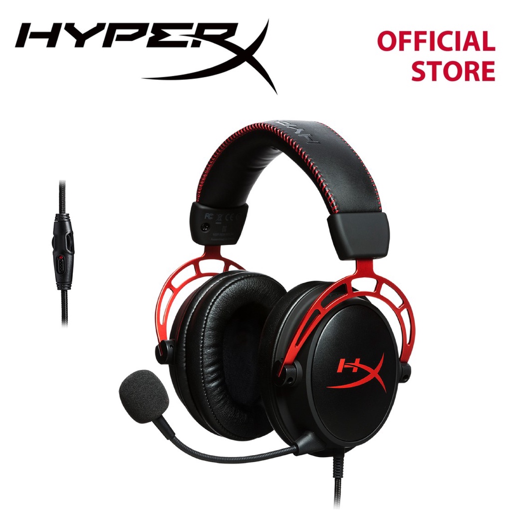 ราคาและรีวิวHyperX Cloud Alpha Gaming Headset (Red) (HX-HSCA-RD/AS)