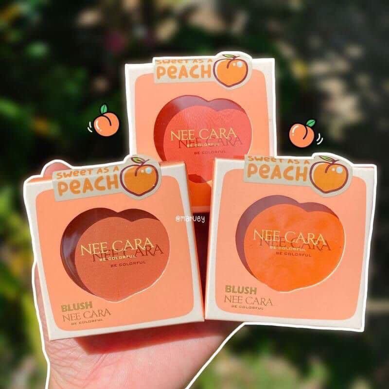 nee-cara-peach-blush-ไอเท็มใหม่-บลัชออนพีช