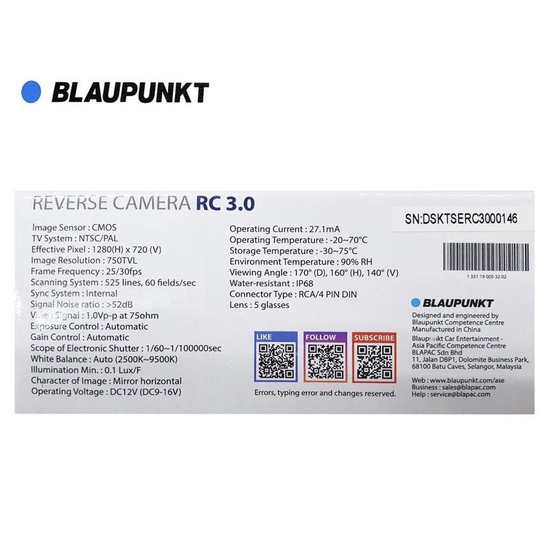 กล้องหลัง-blaupunkt-reveres-camera-rc-3-0-กล้องถอยหลัง-5-layer-glass-170-ultra-wide-angle-blaupunkt-รุ่น-rc-3-0