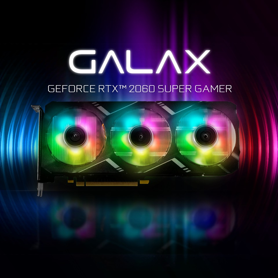 GALAX GeForce® RTX 2060 Super Gamer 3Fan (1-Click OC) 8GB GDDR6 256-bit  DP/HDMI/DVI-D VGA - 3y ARC | Shopee Thailand
