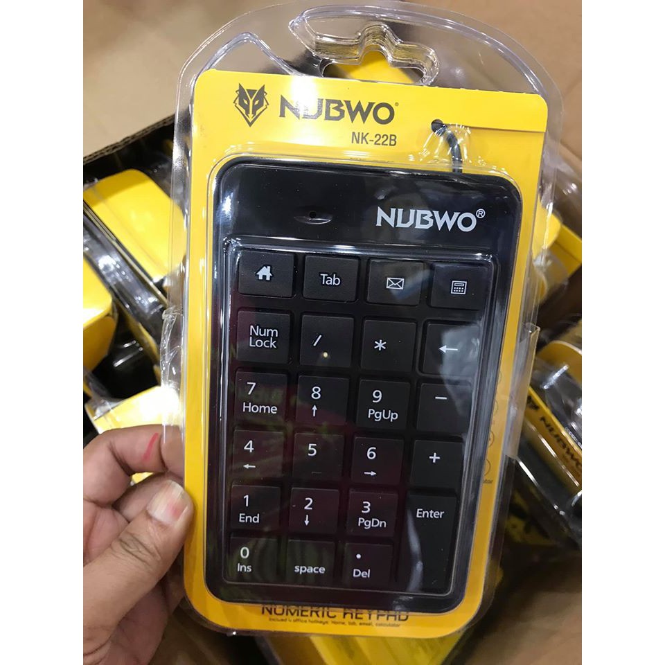 ส่งจากไทย-แป้นพิมพ์ตัวเลข-คีย์บอร์ดตัวเลข-numeric-keypad-พกพาสะดวก-สำหรับต่อเพื่อโน๊ตบุ๊ค-pc-numpad