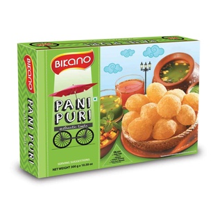 Bikano Pani Puri 300 gm ❗️อาหารทานเล่น❗️นำเข้าจากประเทศอินเดีย 300 กรัม 🔥Pani Puri 300g 🔥