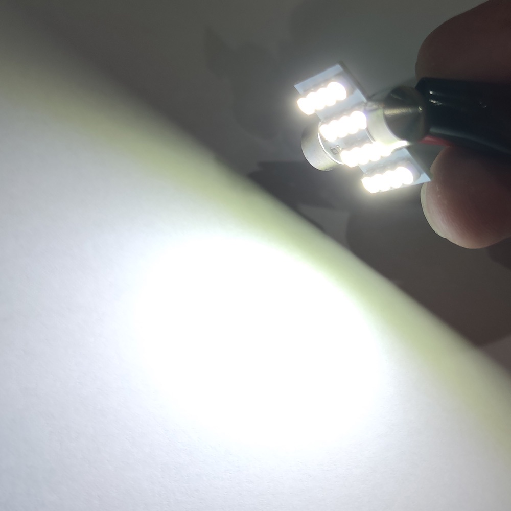 ไฟเพดาน-รถยนต์-led-36-mm-24v-16-ชิพ-สีขาว-2-หลอด-สำหรับรถบรรทุก