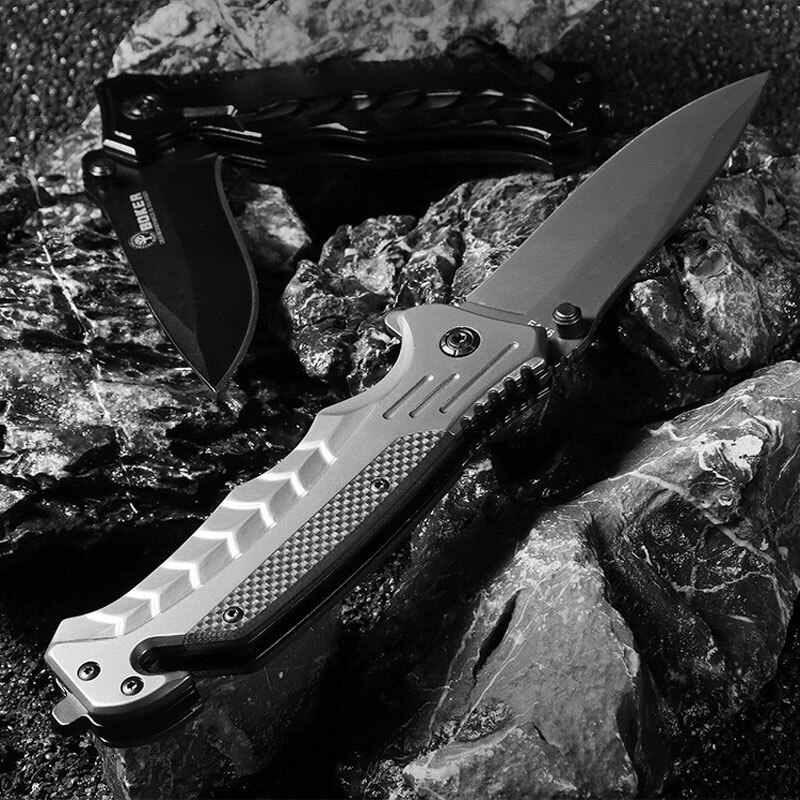 browning-folding-knife-มีดพับ-21-5cm-440c-มีระบบดีดใบมีด-มีดเดินป่า-มีดป้องกันตัว-เครื่องมือการอยู่รอด-edc-แบบบพกพา