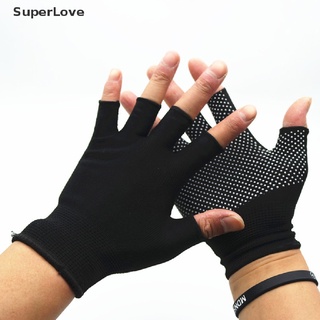 สุดยอด♥ ถุงมือ แบบครึ่งนิ้ว ระบายอากาศได้ดี ป้องกันการลื่นไถล สําหรับขี่จักรยาน MTB เดินป่า ฟิตเนส