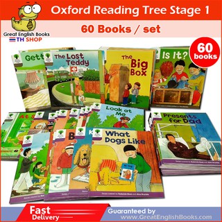 ใหม่ล่าสุด+มีไฟล์เสียง mp3 หนังสือหัดอ่านภาษาอังกฤษ Oxford Reading Tree stage 1 จำนวน 60 Books + Free audio
