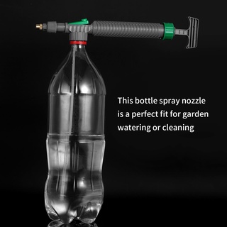 [Biho] High Pressure Air Pump Manual Sprayer Adjustable Drink Bottle Spray Head Nozzle Garden Watering Tool