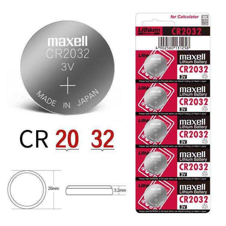 ภาพหน้าปกสินค้าถ่านกระดุม maxell CR2032 แท้100% Lithium 3V ถ่าน (1แผง 5ก้อน ) จากร้าน lakai.store บน Shopee